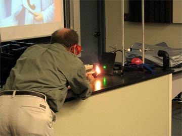 Photos of Weber State University laser lecture (April 2007)